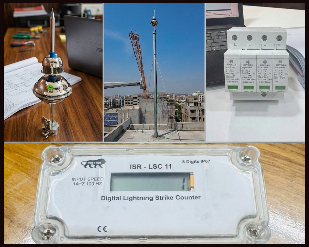 Supply of Lightning Arrester project
